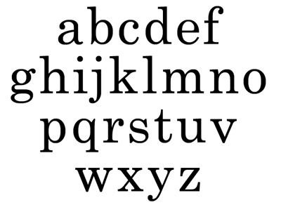 Stamp Alphabet